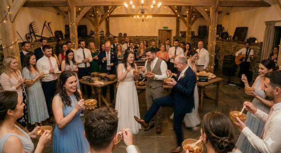 Hochzeitstorte Mitternachtssnack DJ